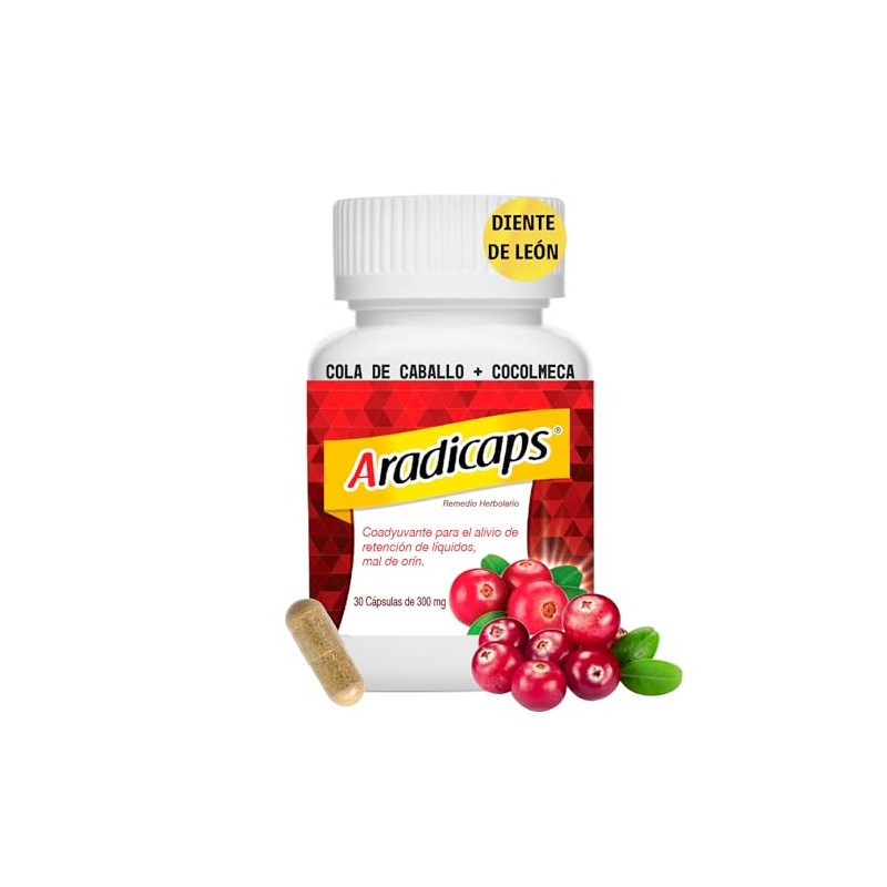 Remedio, Herbolario con Extracto de Arandano Diente de Leon Cola