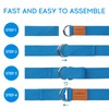 voidbiov D-Ring Buckle Yoga Strap 1.85 or 2.5M, Durable Cotton