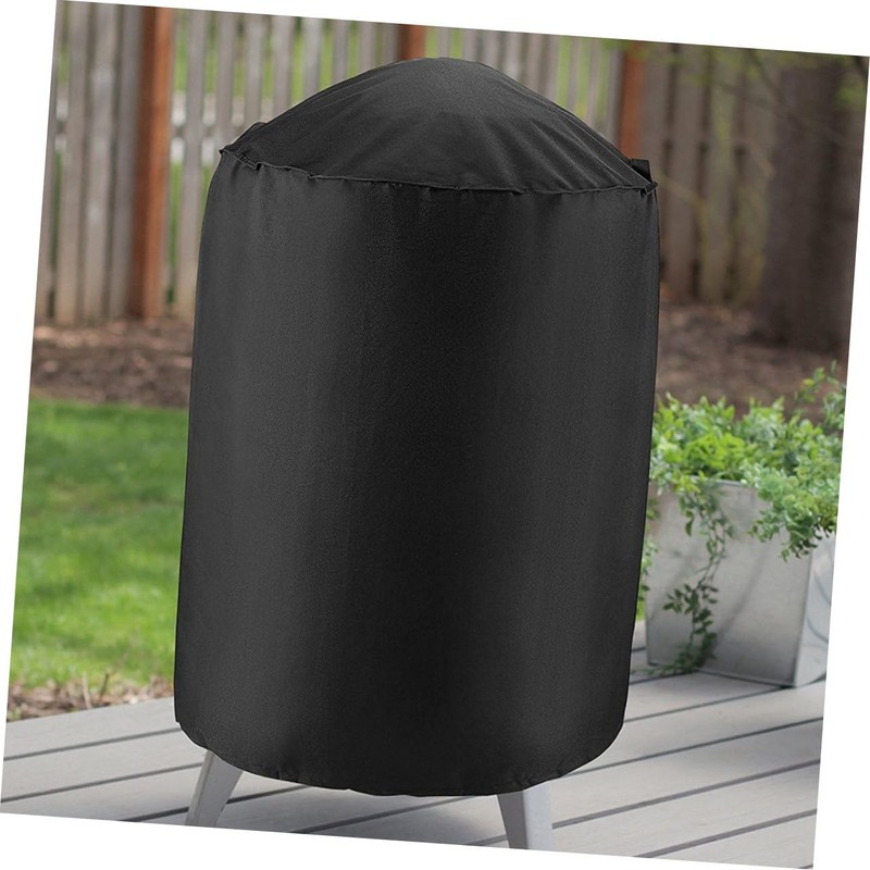 Gatuida Outdoor BBQ Grill Cover Durable Round Shape Barbecue Protector