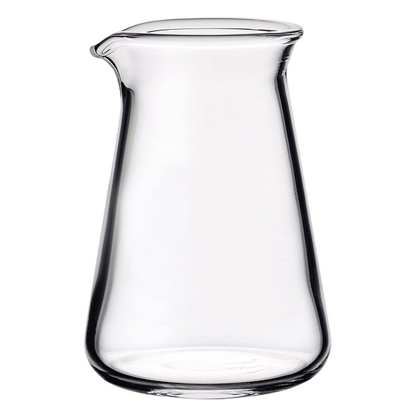 HARIO CP-50 Glass Conical Pitcher, Crafts Science, 1.7 fl oz (50 ml), Decanter, Milk Pitcher, Jug, Made in Japan, Transparent