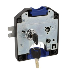 UMAXO® Deposit Lock for 1 Euro Coins. Coin Lock for Lockers, Changing Lockers, School Lockers, Cupboards etc. (Left-Closing)