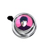 Liix Colour Bell John Chrome Bell with Singer Band Design