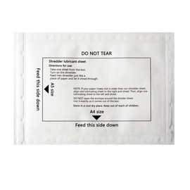 Ansoon Paper Shredder Lubricant Lubricating Sheets, Paper Shredder Oil Sharpening & Cleaning Sheet for Cross-Cut and Micro-Cut Paper Shredders (28-Pack)