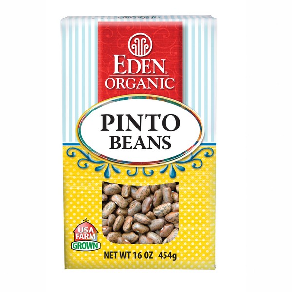 Eden Organic Pinto Beans, 16-Ounce Boxes (Pack of 6)