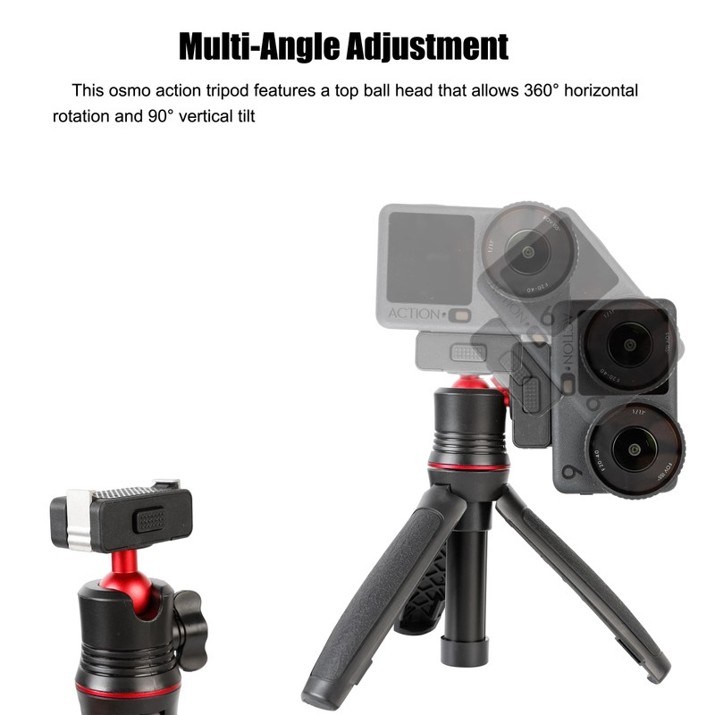 Pellking Quick-Release Extendable Tripod for DJI Osmo Nano & Action