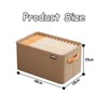 Taoluwin Wardrobe Clothes Organizer, Large Capacity Closet Storage Baskets with