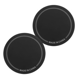 Kisangel 2pcs Drum Protection Pad Drum Shield Drumming Pad Drum Damper Muffling Pad Snare Drum Practice Pad Drum Floor Mat Drum Pads Practice Drum Mat Non Slip Pad Kit Black