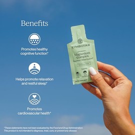 Cymbiotika Liposomal Magnesium Complex – Promotes Relaxation, Restful Sleep, and Heart & Brain Health – Highly Absorbable 3-in-1 Formula – Vanilla Alm