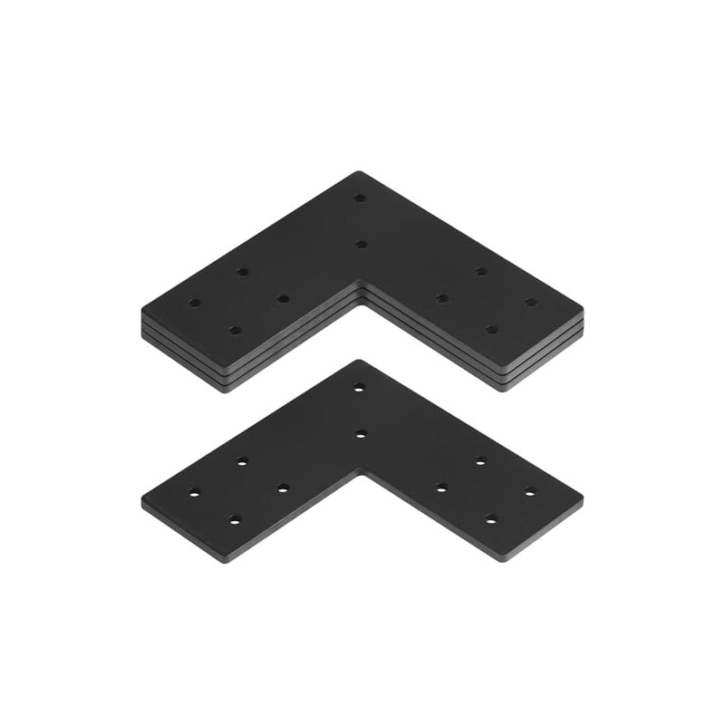 heneng 4 Pcs Flat Mending Plates for 4x4 Post, L