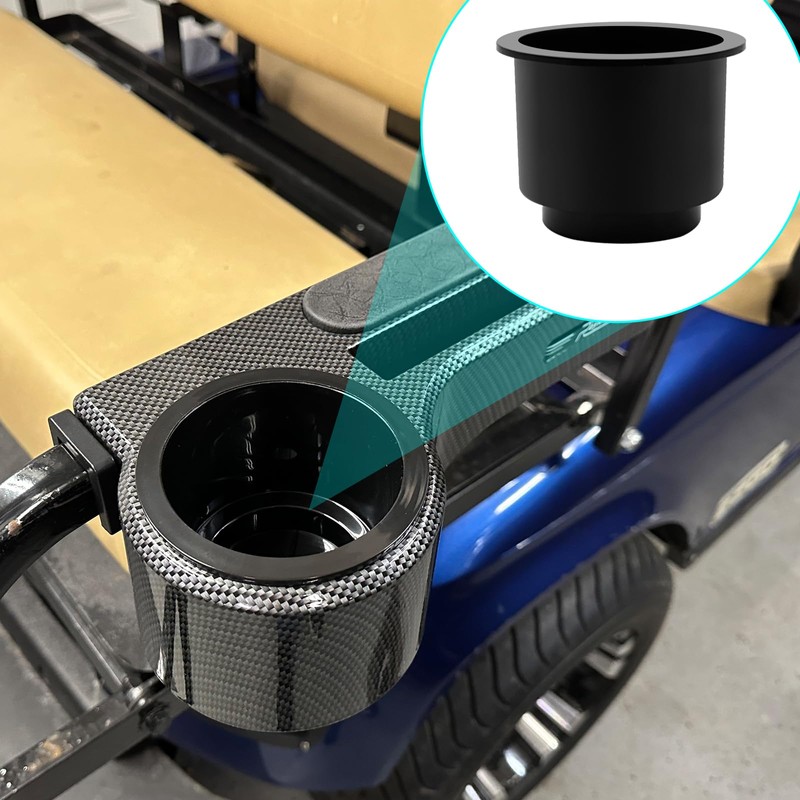 Roykaw Cup Holder Insert for Golf Cart Armrest