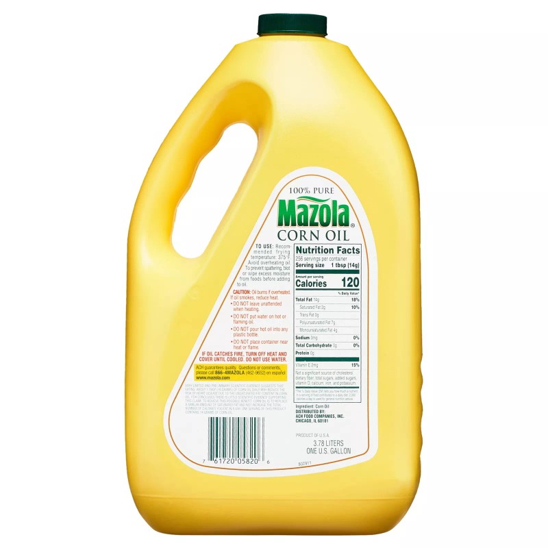 ACH Food Companies, Inc. Mazola Corn Oil Heart Healthy, Cooking