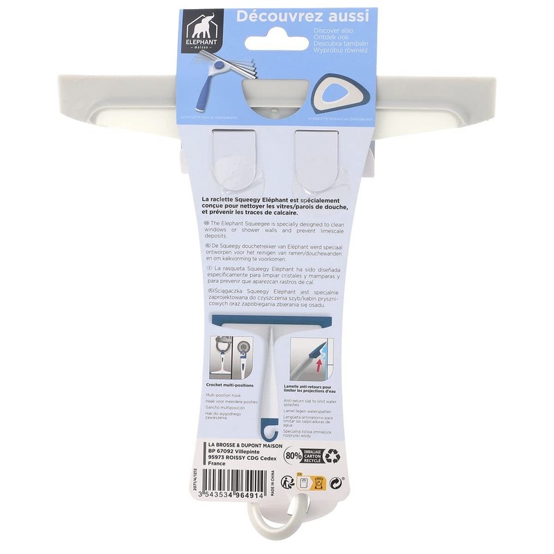 Elephant Shower Squeegee with Brush Squeegy