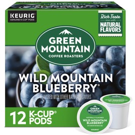 Green Mountain Coffee Roasters Wild Mountain Blueberry Keurig Single-Serve K-Cup pods, Light Roast Coffee, 72 Count