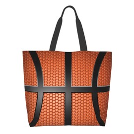 Xtmunole Basketball Tote Bag Basketball Handbag For Women Basketball Large Shopping Bag Sports Mom Travel Bag Basketball Coaches Accessories Gifts For Women