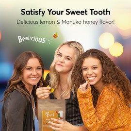 P.R.I Manuka Honey & Lemon Nuggets, Sweet and All Natural Hard Candy Treat, 1 LB Bulk Bag
