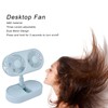 Desktop Double Fan Dual Motor 135° Angle Adjustable Handheld Fan