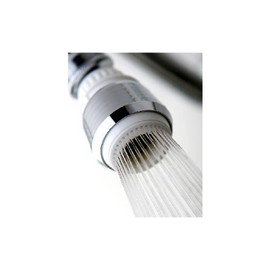 PF WaterWorks TouchFLOW Water Sense Listed Kitchen Aerator with Pause (Trickle) - Swivel Dual Spray Dual Thread (15/16-27, 55/64-27) - 1.5 GPM; PF0547