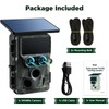 VOOPEAK Trail Camera Solar Powered, Dual Lens 60MP 4K 30FPS