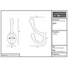 Hammer and Tongs - Ball End Hat & Coat Hook