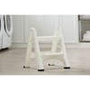 Rubbermaid EZ Step Folding Stool, 2-Step, White