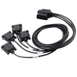 iKKEGOL OBD2 Cable 16Pin MaleTo DB9 Female Serial Port RS232 Adapter Connector Car Cable