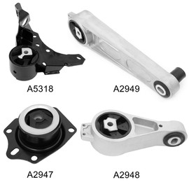 SCITOO Engine Mount Trans Mounts Set fit for for Dodge Neon 2002 2003 2004 2005 2006 2949