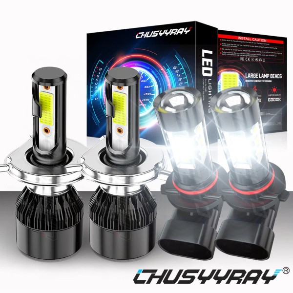 CHUSYYRAY Para For Toyota Tacoma 2005-2011Combo Kit de faros LED