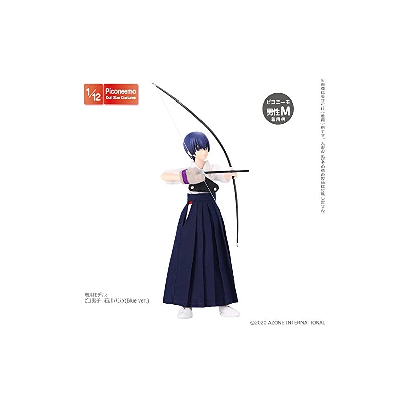 For Piconemo 1/12 Bow Uniform Set, White and Navy Blue