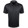 Etonic Golf Martini Glass Print Polo Black/Charcoal Large