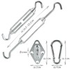 com-four® 6-Piece Sun Shade / Awning Mounting Set - Mounting