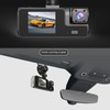 3 Channel Dash Cam Front and Rear, 1080P Full HD