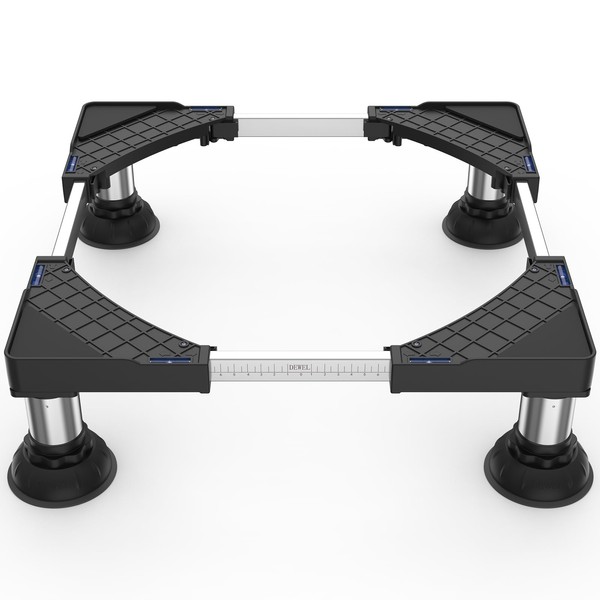 SEISSO Mini Fridge Stand Hight 5"-6.6",Adjustable Washing Machine Stand with