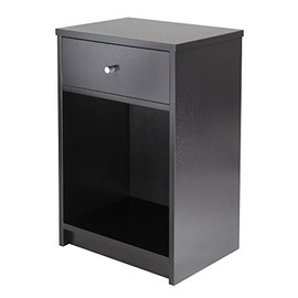 Winsome Squamish Night Stand, Black