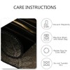 JSDGFYTIER Marble Texture Wall Surface Black Gold Ink Graphic Granite