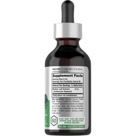 Horbäach Mullein Leaf Extract Drops | 2 fl oz | Alcohol Free Liquid Tincture | Vegetarian, Non-GMO & Gluten Free Herbal Supplement