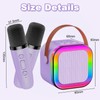 YYAOEMI Karaoke Machine with 2 Microphones for Kids Adults Mini