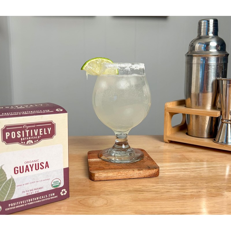 Organic Positively Botanicals Company, Guayusa Herbal Tea Bags, 20 Count