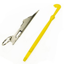 TEAMWILL 4pcs Tie Fast Nail Knot Tying Tool & Loop Tyer Hook Tier for Fly Fishing Line US