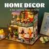 Flever DIY Miniature House Kit, Tiny Home Kit with LED