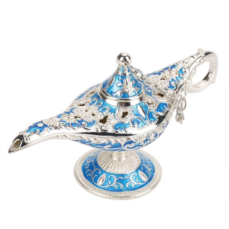Metal Carved Hollow Legend Lamp Hollow Aladdin Magic Genie Light