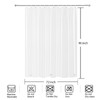 YISURE Frosted Extra Long Shower Curtain Liner 96 inch with