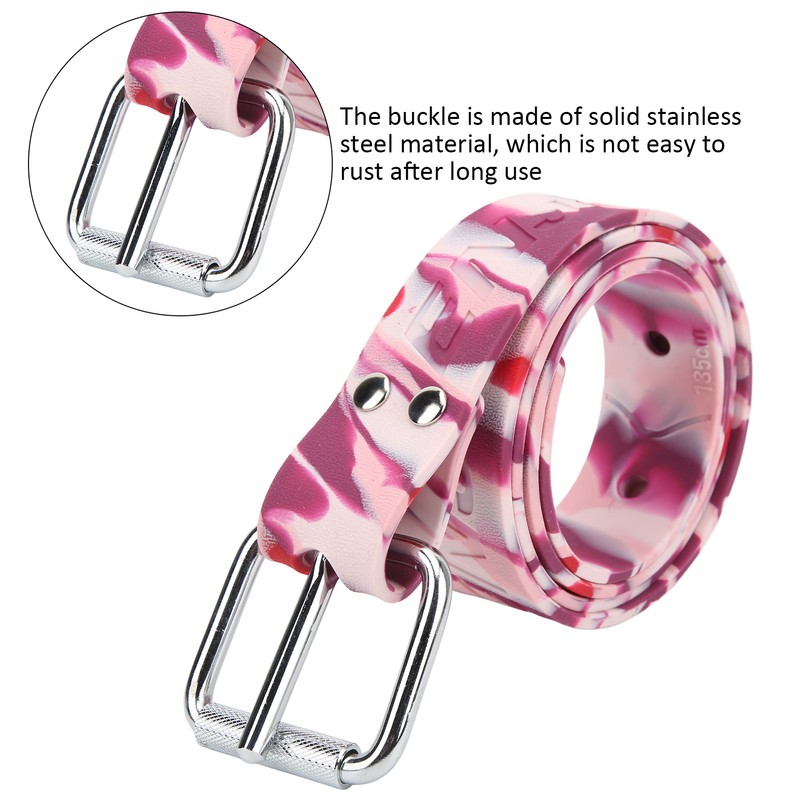 Diving Weight Belt Adjustable Pocket Scuba Weights Rubber with Stainless