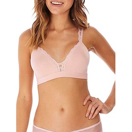 b.tempt'd by Wacoal Women's Innocence Bralette, Rose Smoke, Medium