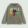 SOPILLA Street Graphic Hoodie 100% Cotton US Warehouse 6 ColorsColor: