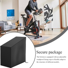 Exercise Bike Cover,420D Bike Rain Cover | Adjustable Straps Waterproof Windproof Dustproof Guard for Cruiser Trike Scooter Treadmill Seat Saddle Motorcycle