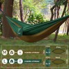 Glymnis Camping Hammock for 2 Person Nylon Lightweight Portable Double
