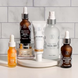 XAMANIA Dúo de Sérum Ácido Hialurónico & Crema de Aguacate. Hidrata la Piel, Luminosidad, Skin Care Para Líneas Expresión y Antiedad