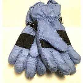 Thinsulate Light Blue Women Winter Collection Ski Snow Gloves L/XL~3M Thinsulate Insulated