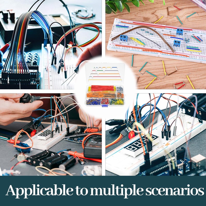 560 Piece Jumper Cable Set, Breadboard Jumper Cable Kit, Jumper