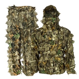 Outfitter Series, Hunting Gear Suit for Men & Women, Breathable Camo Leafy Jacket and Pants - Realtree Edge Camo